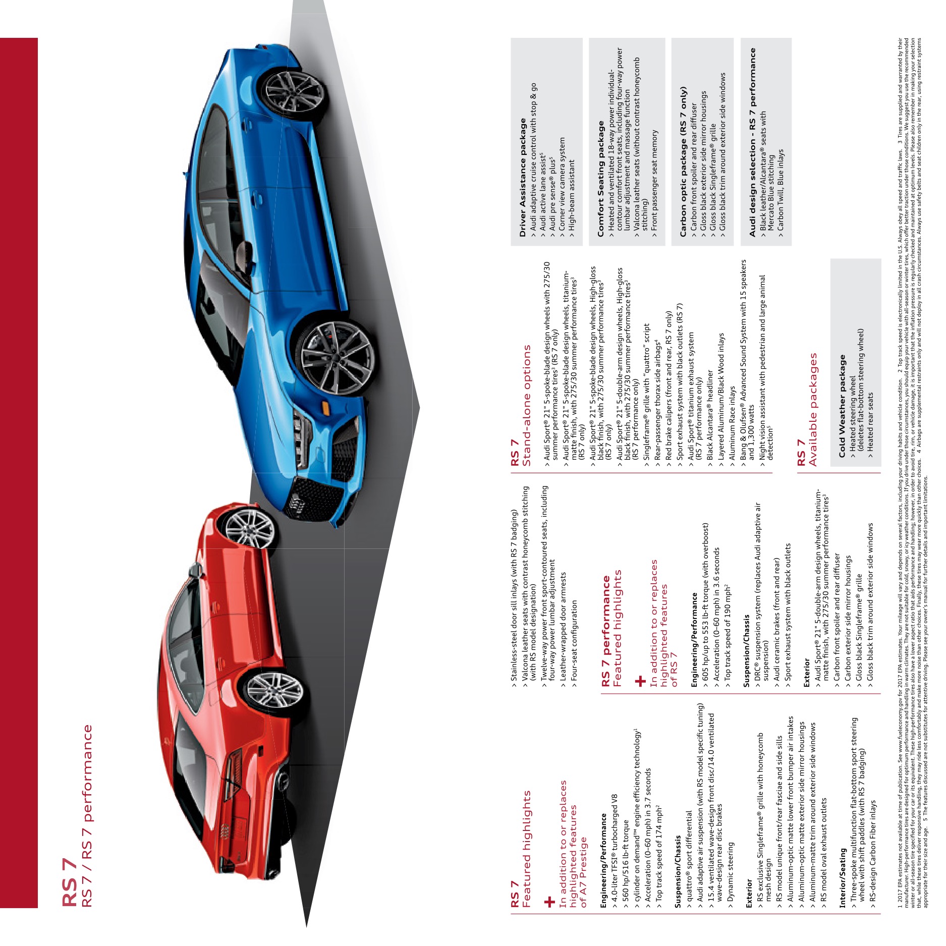 2017 Audi A7 Brochure Page 10